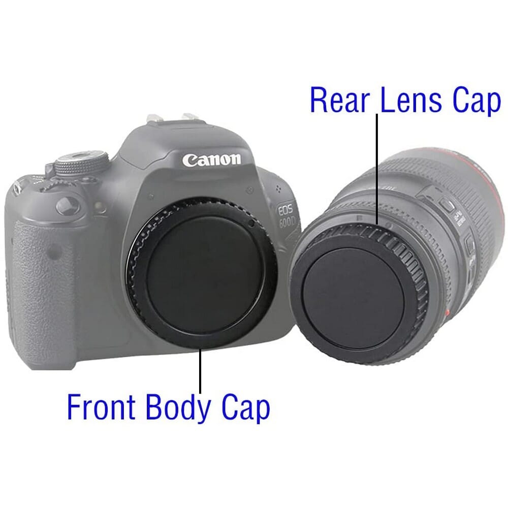 Front Body Cap Rear Lens Cap For Canon EF Lens