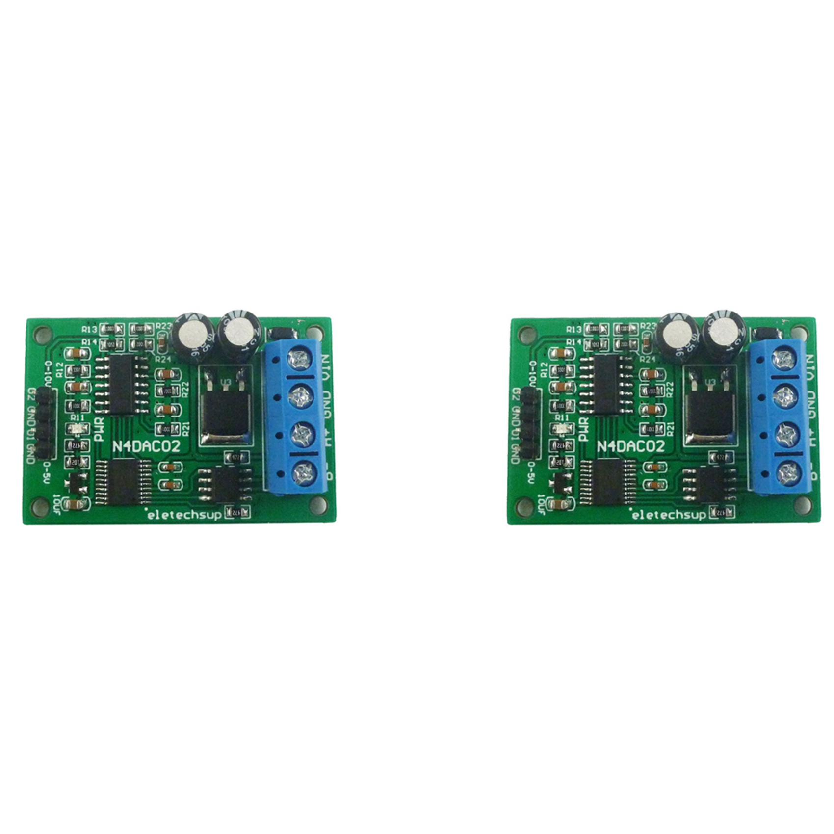 JINMY 2X DC 12V 0-5V 0-10V Voltage Signal Generator Converter Module RS485 Modbus RTU for PLC Measuring Instruments