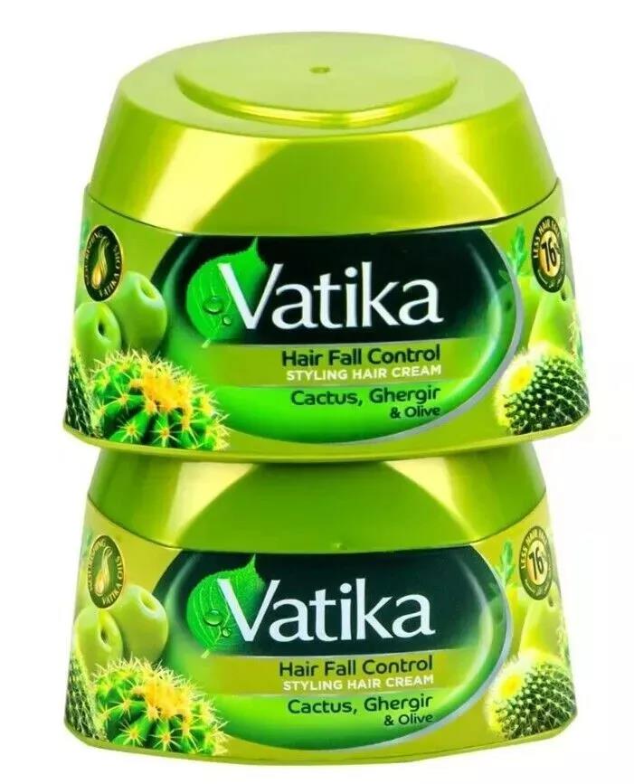New models on sale Dabur Vatika Hair Fall Control Styling Hair Cream Cactus Ghergir 2 pcs