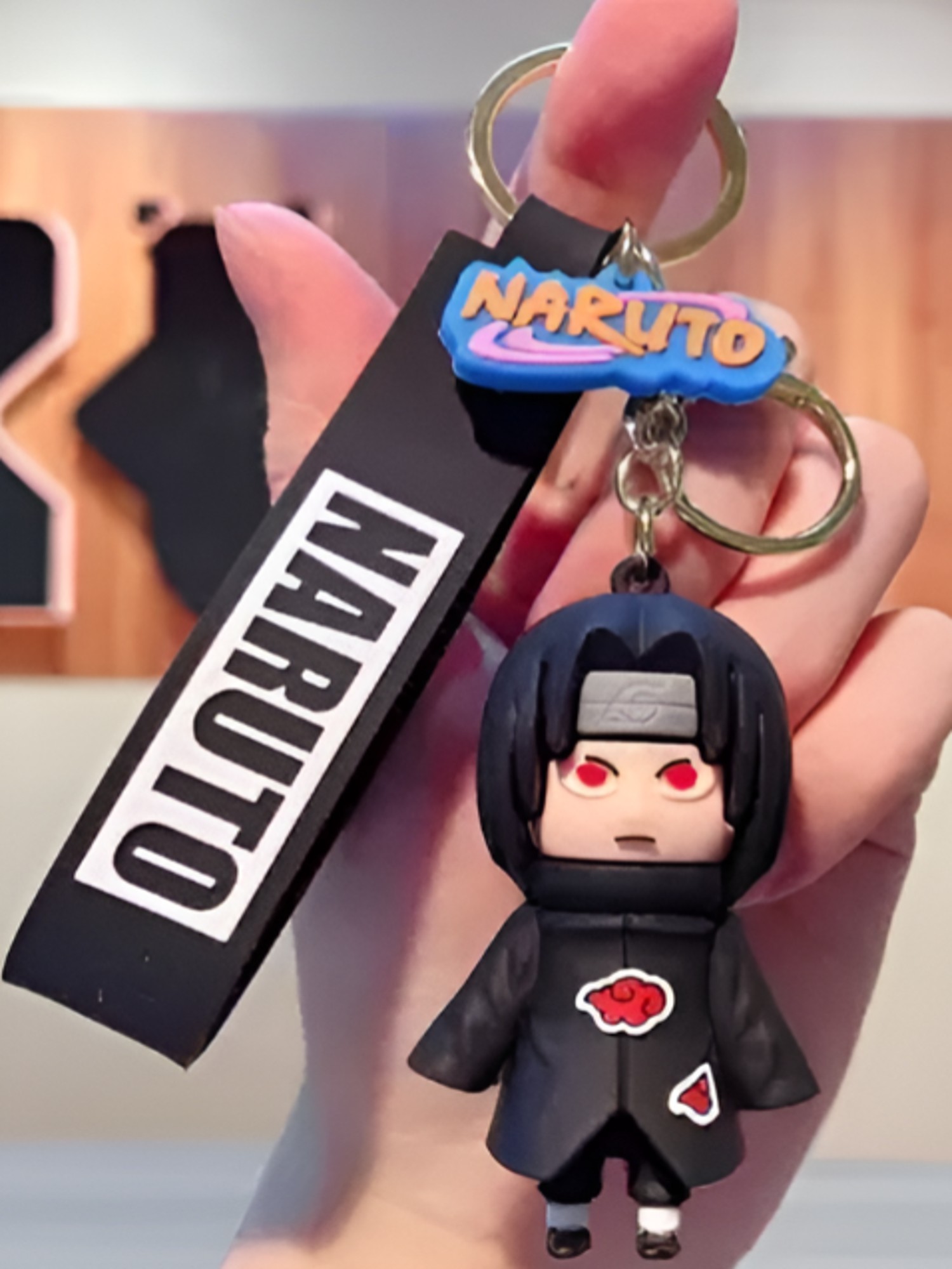 Naruto Anime Itachi Uchiha Keychain