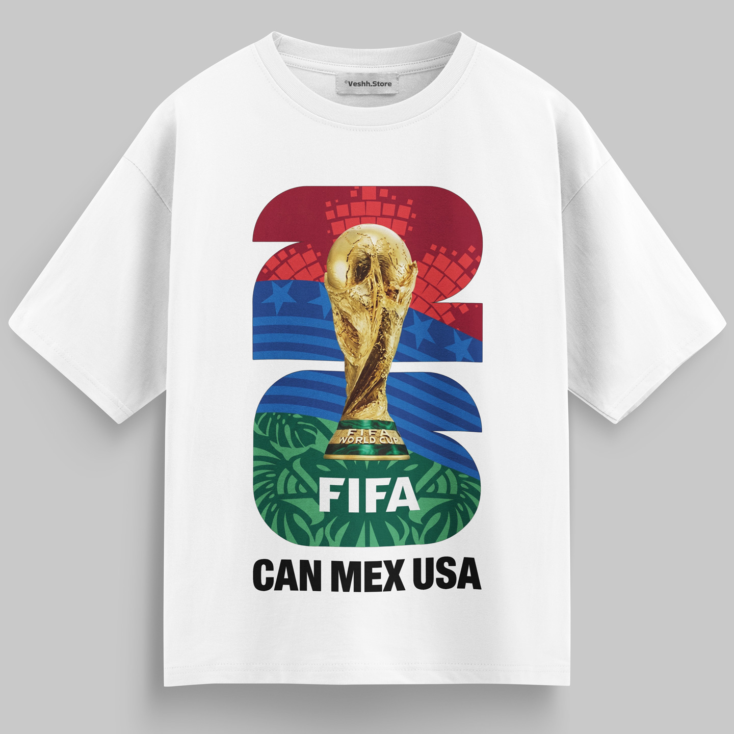 FIFA World Cup 2026 CAN MEX USA T-shirt