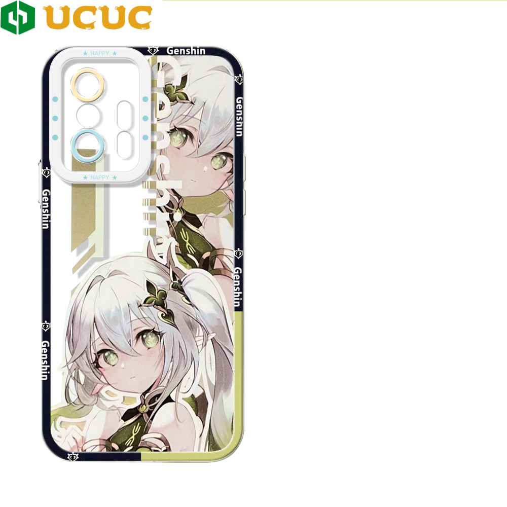 UCUC for Xiaomi Poco M4 Pro Back Cover Cute Kuromi Transparent TPU Ultra Thin Soft Phone Cases