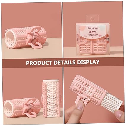 Hair Rollers Clips 4pcs Curlers for Women Creative Hair Curler Practical Roller Diy Tool Curling s Random