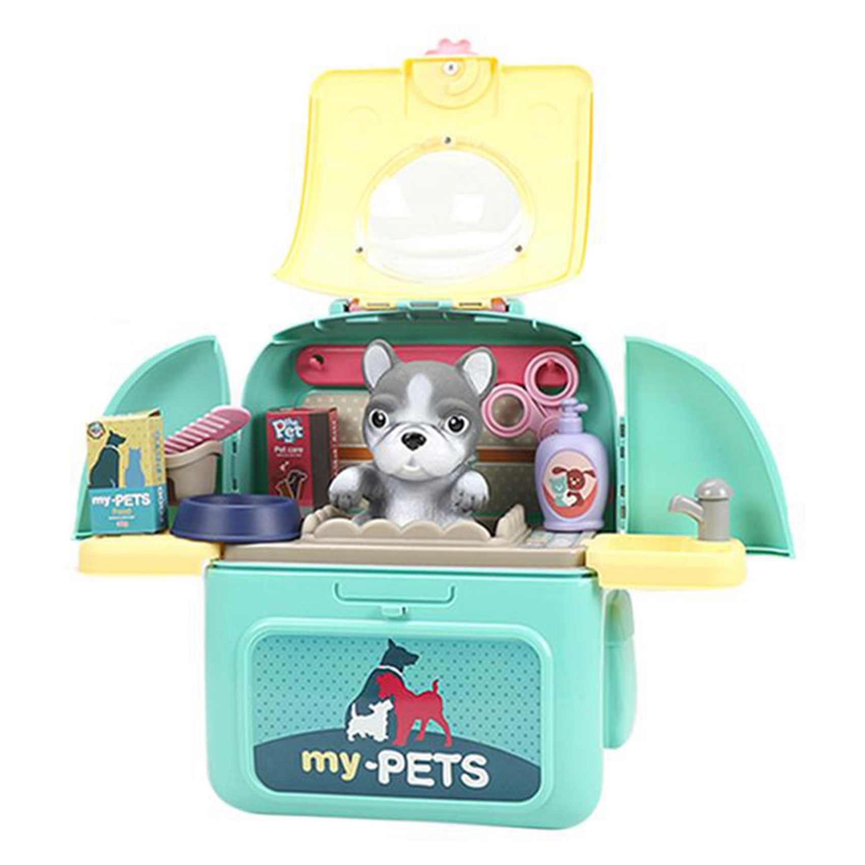 Animals Cartoon Pet Toys Realistic Pet Vet Backpack Toy - Puppy