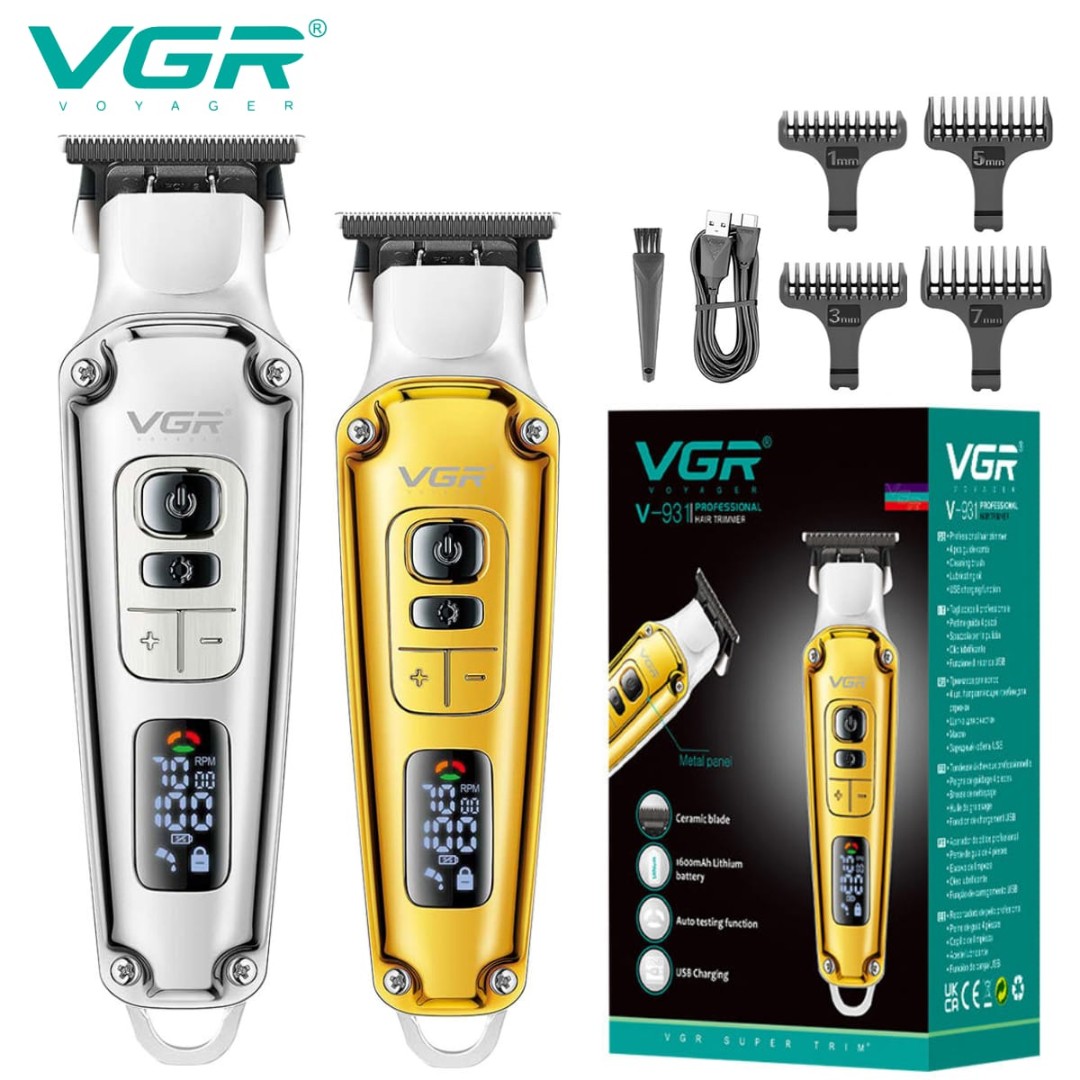 VGR Hair Trimmer Professional Hair Cutting Machine Barber Haircut Machine Hair Clipper Metal Trimmer for Men V-082