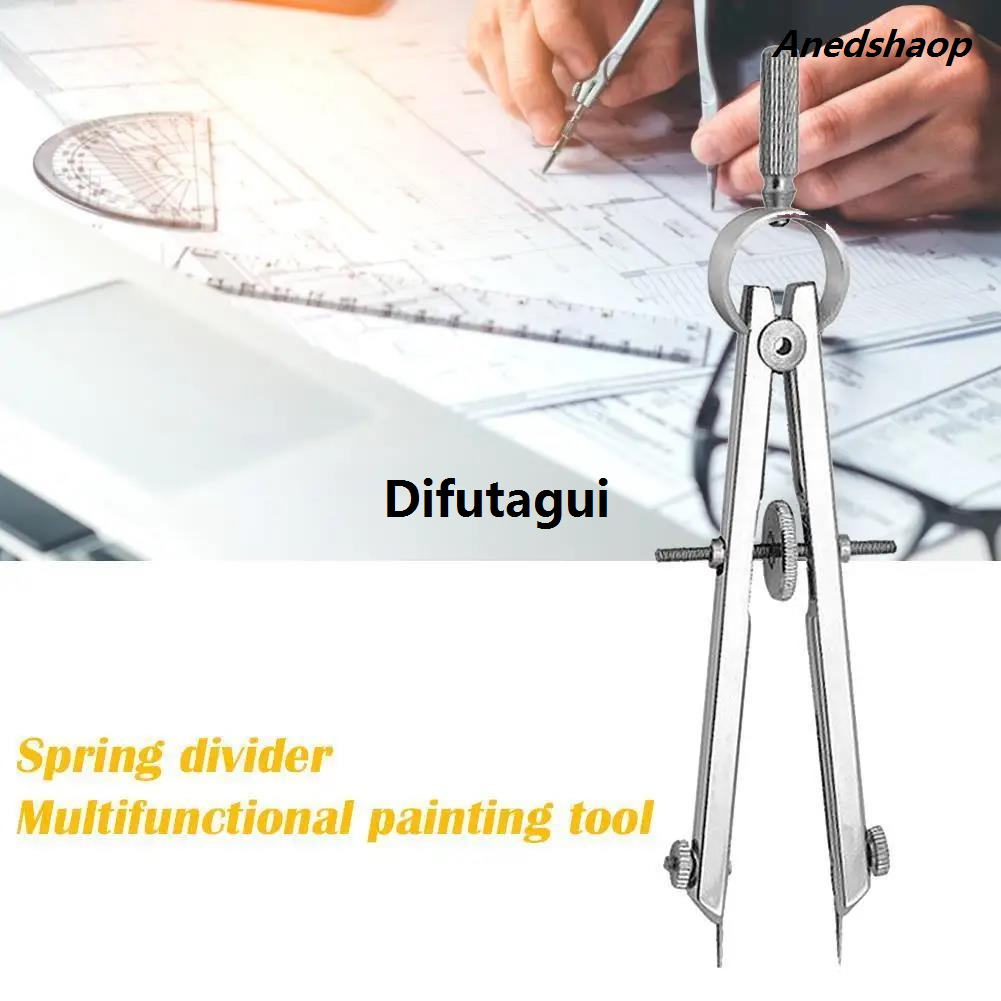 Difutagui 1/2pcs Multifunction Bow Divider Spring Compasses Fifty 2025 New percent discount Engineering Compasses Drawing Tool