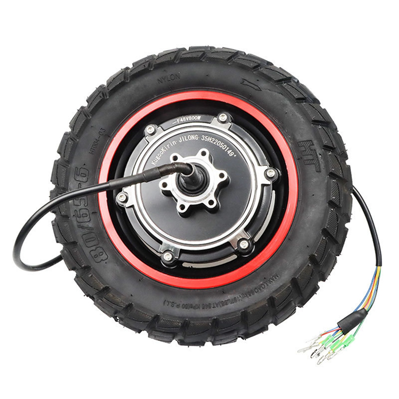 10 Inch Black Electric Scooter with Inner and Outer Tires for Electric Scooter