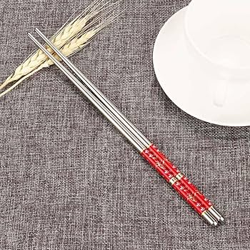 Stainless Steel Chopstick | A Pair (2 Pieces) of Heavy Weight Chopstick