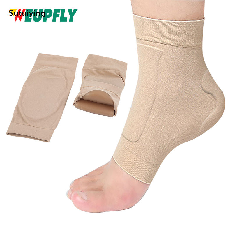 Sutuiying 1 Pair Ankle Bone Protection Socks Malleolar Sleeves with Gel Pads New style for Figure Skating, Hockey,Roller,Ski, Hiking or Riding Boot