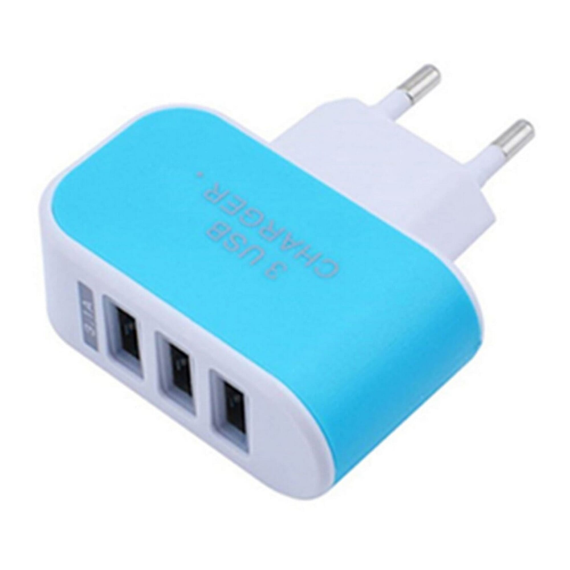 3 In 1 Micro Travel Charger Multi Port Usb Charger