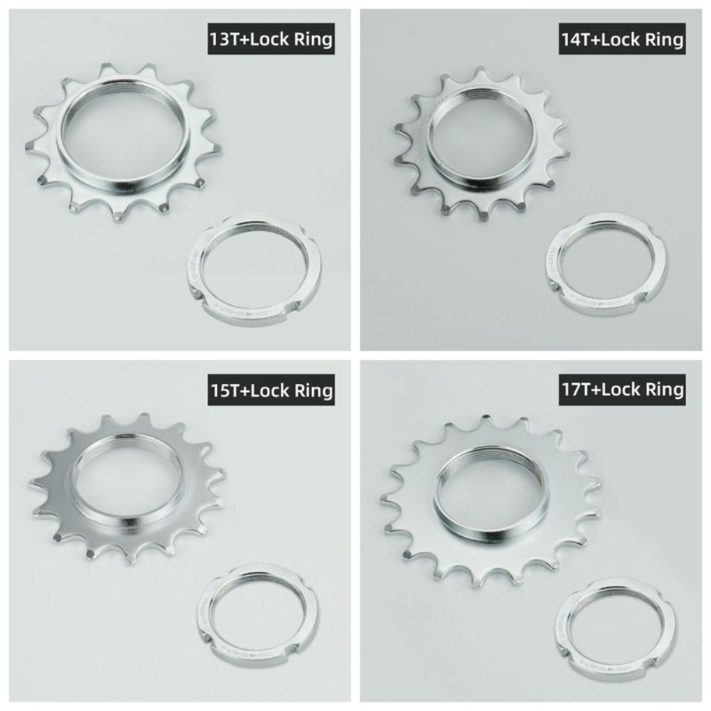 SKEACE Fixed Gear Bike Freewheel 14T 15T 16T 17T 18T Single Speed Fixie Bicycle Cog Aluminum Alloy Track Bicycle Cassette Parts