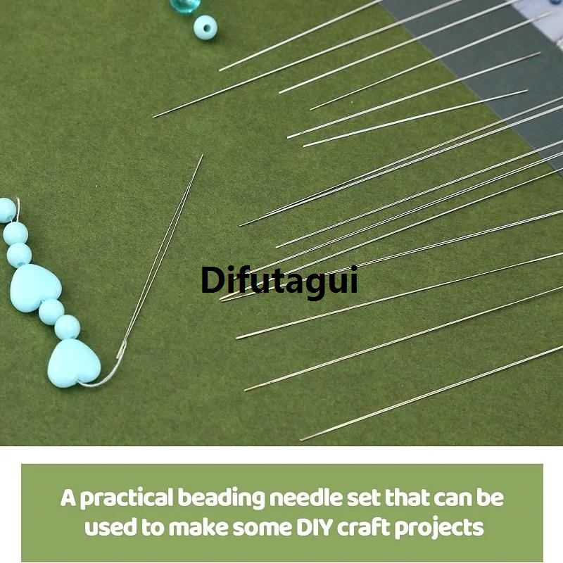 Difutagui Hot Selling BUDDUR 24Pcs Beading Needles Kit With Storage Box Bracelet Luxury Necklace Jewelry Making Tools DIY Handmade Craft Accessories Set