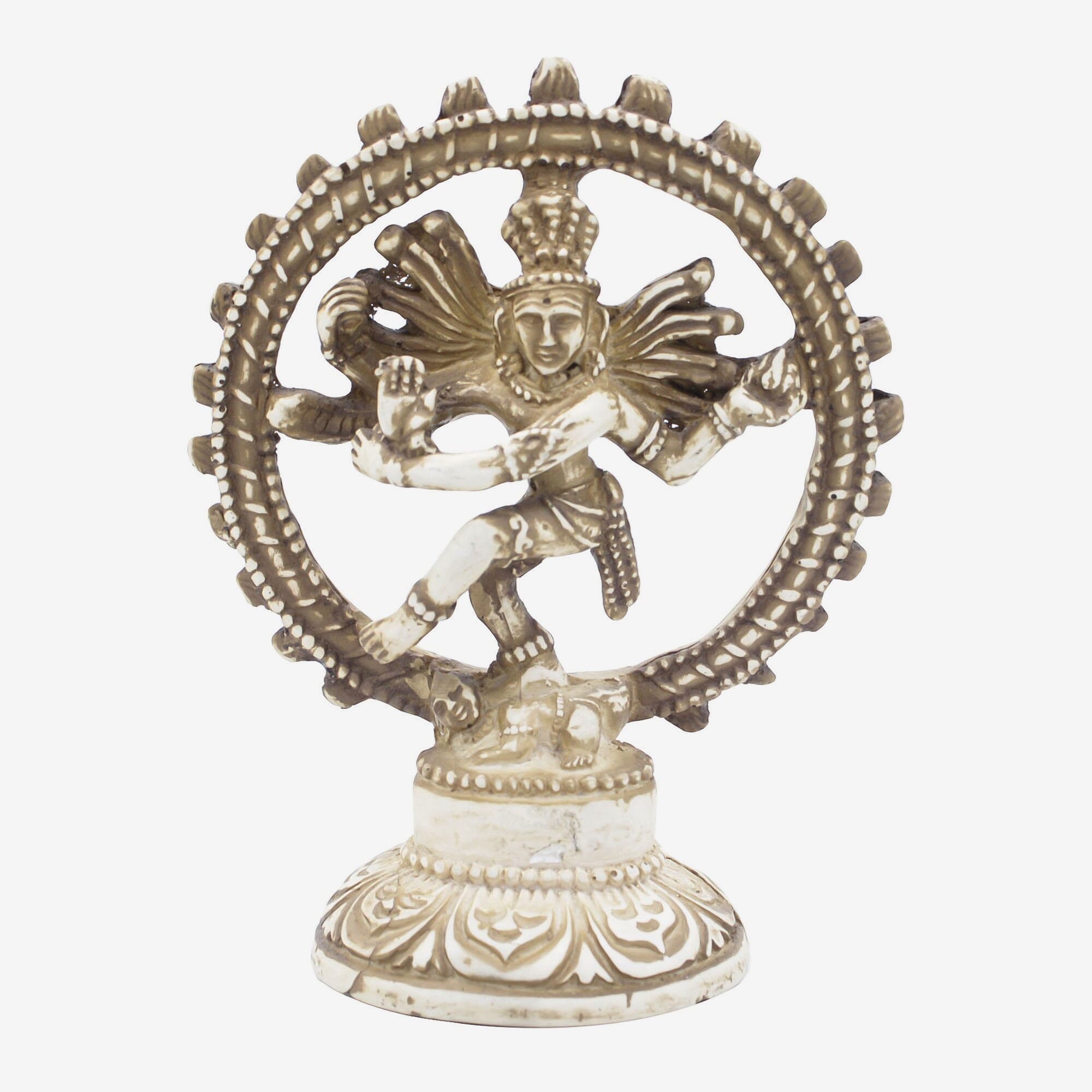 Offwhite Handmade Nataraj Statue