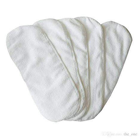 Adjustable Reusable Washable Baby 5 Microfibre Inserts (Size : 4 To 14 Kg)