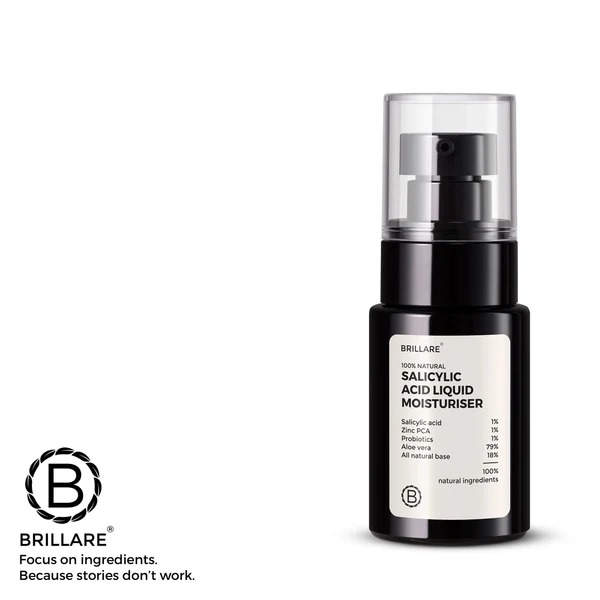 Brillare Salicylic Acid Liquid Moisturiser For Oily, Acne Prone Skin-30ML