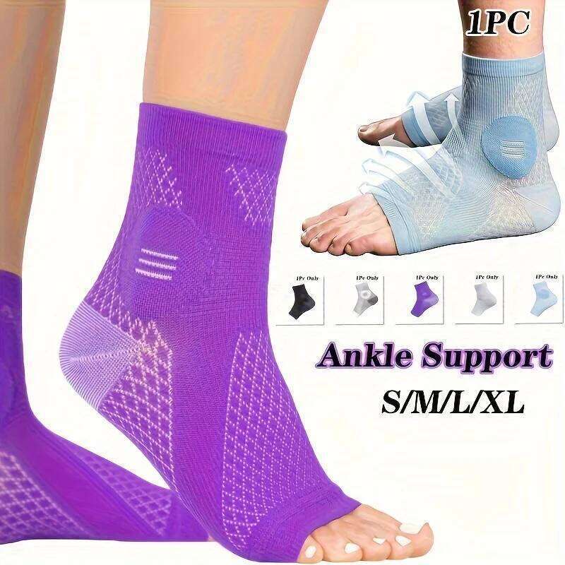 1Pc Knitted breathable Brace, Best Ankle Compression Support Brace for Foot and Heel