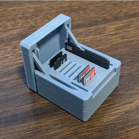 3D Printed SD Card Box