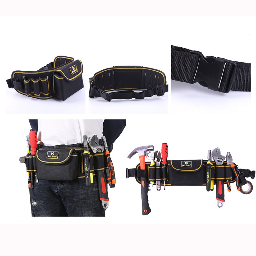 New Multi Purpose Tools Belt Bag Oxford Cloth Durable Gardening Tool Waist Bag Portable Hardware Tool Pocket Electricians