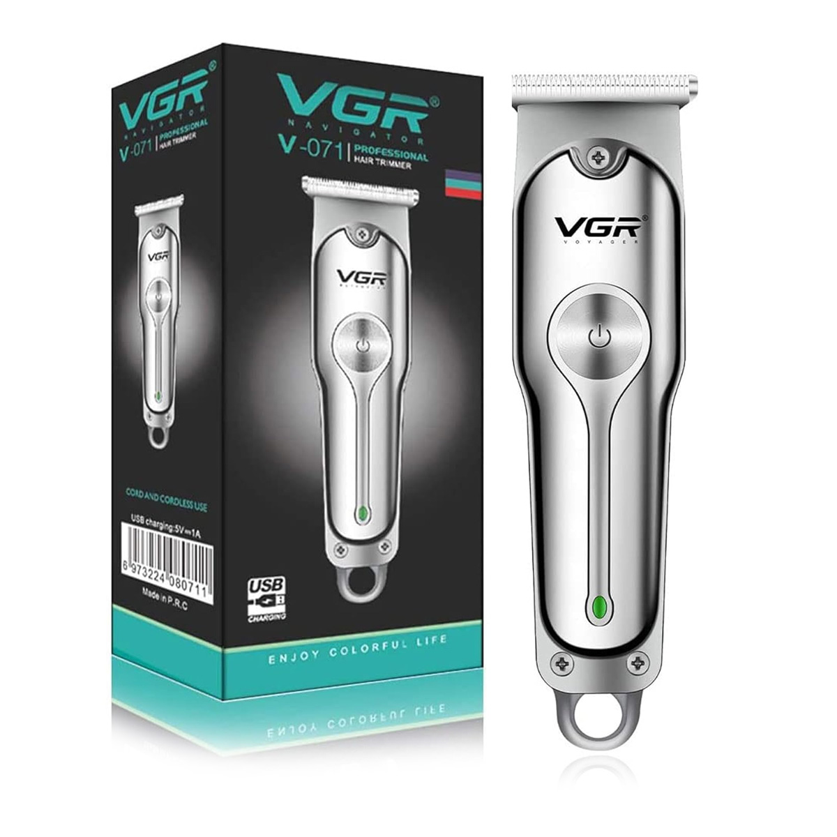 VGR 071 Professional Rechargable Hair Trimmer For Men Shavers