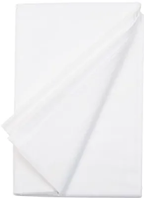 100% Cotton Plain White Unstitched Fabrics / Fabric1 Meter Cloth Material for Embroidery and Painting