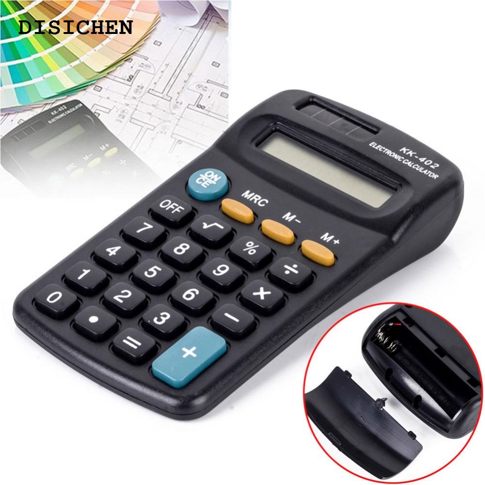 DISICHEN New style Mini Portable Pocket 8 Digits Electronic Study Calculator Student School Supply