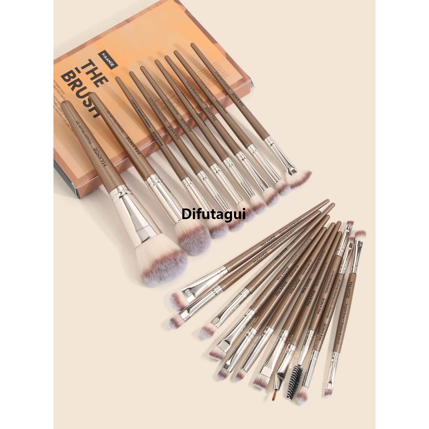 Difutagui G5748H Eyeshadow Foundation Brush Most MAANGE 20 Professional 2025 Brush Set Best Blending Concealer Makeup Tools MAK+EN
