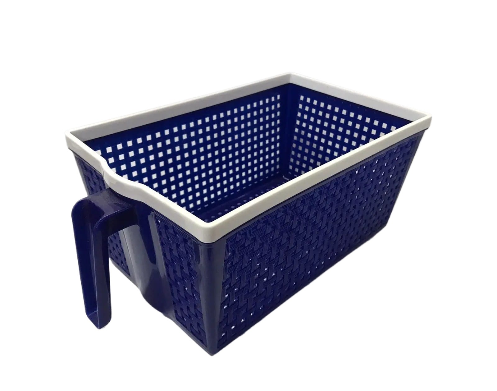 Multipurpose Refrigerator Plastic Storage Basket With Side Handle