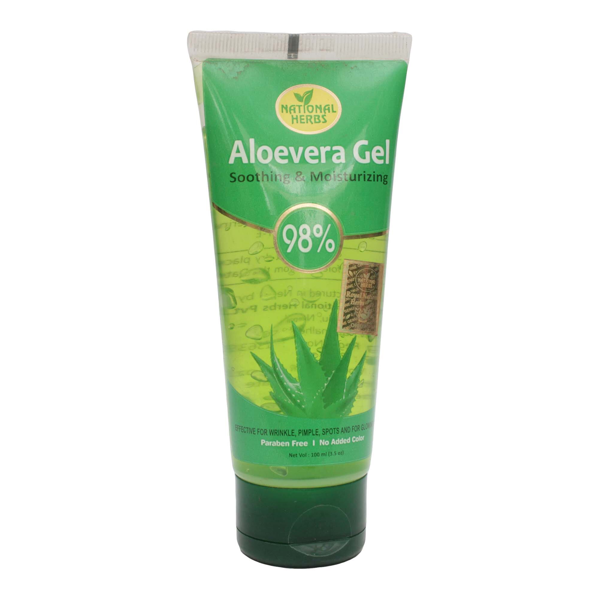 National Herbs Aloevera Gel Soothing & Moisturizing 100ML