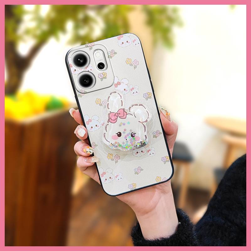 Phone lens protection Anti-knock Phone Case For OPPO Reno14F 5G TPU Simplicity Rotatable stand Durable Kickstand Cute
