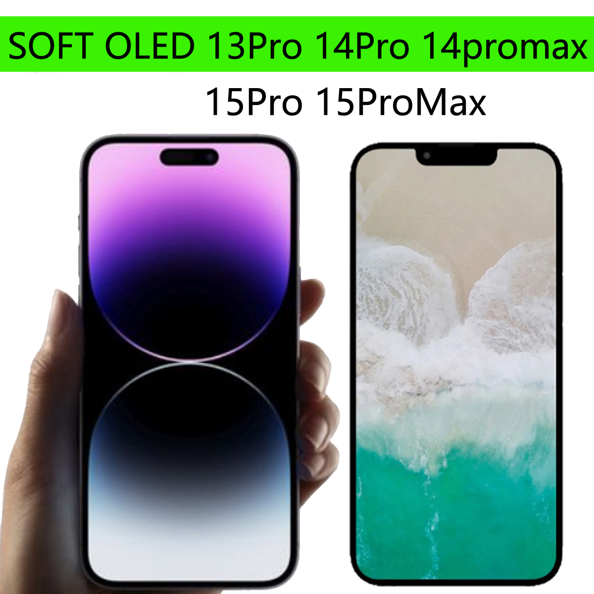 Brand new NEW OLED LCD Display Pantalla Replacement For iPhone 16 15 15pro 16Pro 13Pro 14Pro Max 15promax Digitizer Touch Screen Complete