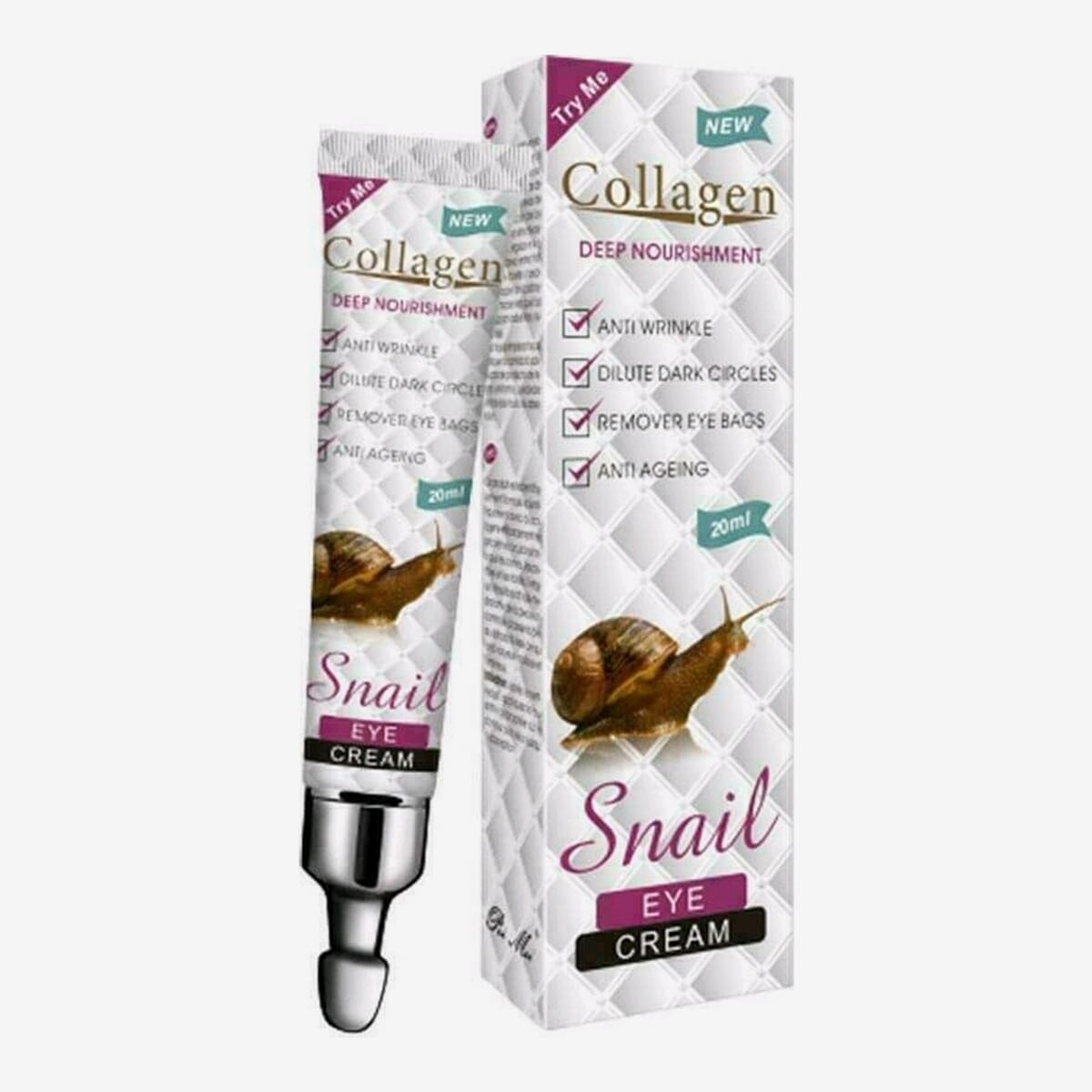 Collagen Deep Nourishment Snail Eye Cream - 20ML