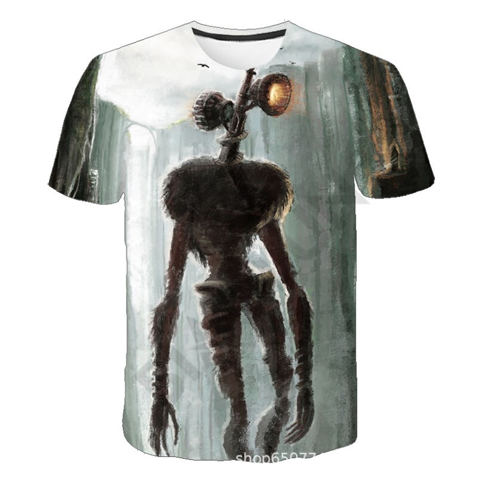2025 cross-border new adult casual short-sleeved T-shirt Animated cartoon series 3D printed T-shirt in stock