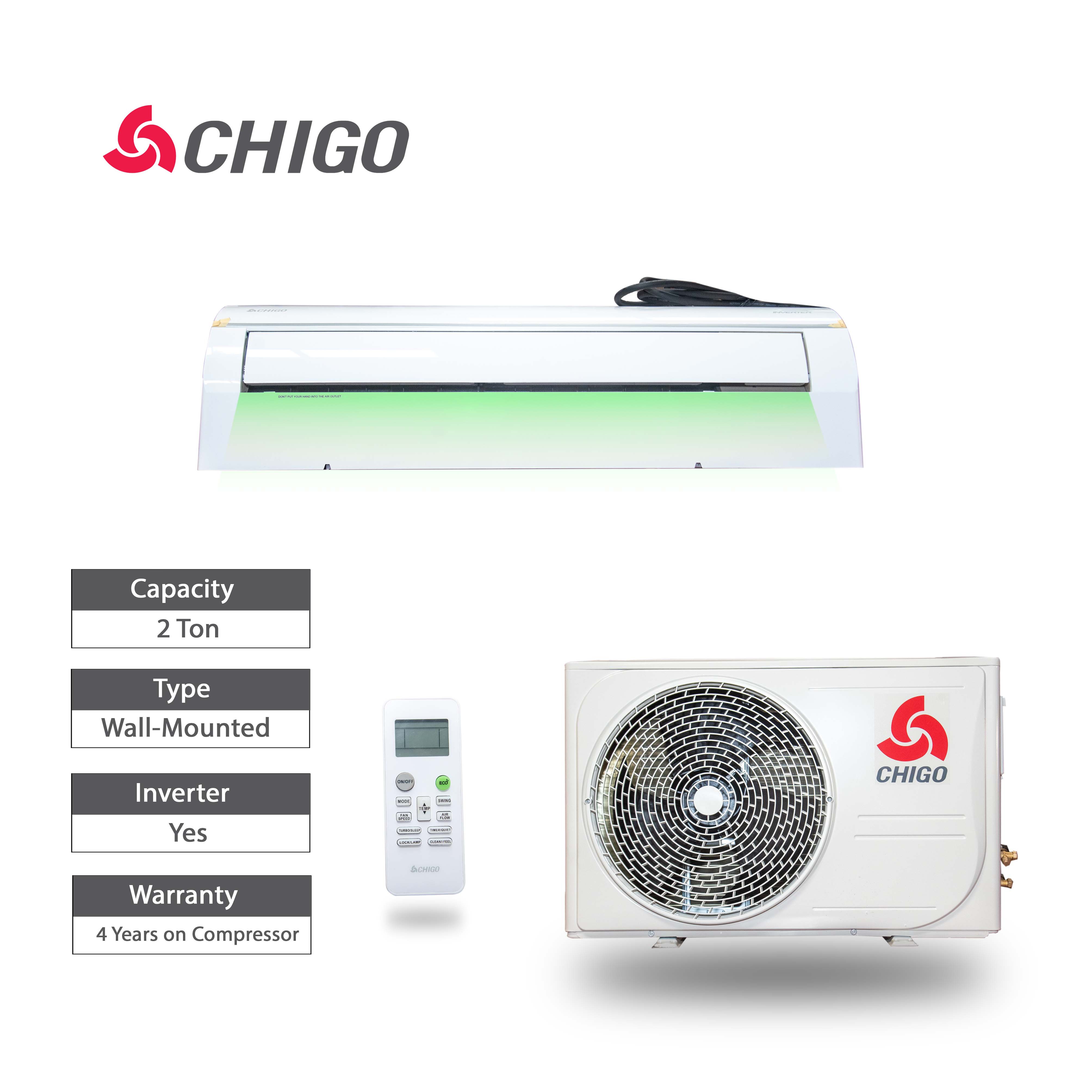SKYWORTH 2 ton Inverter Split Air Conditioner (SMVH24B-R32)