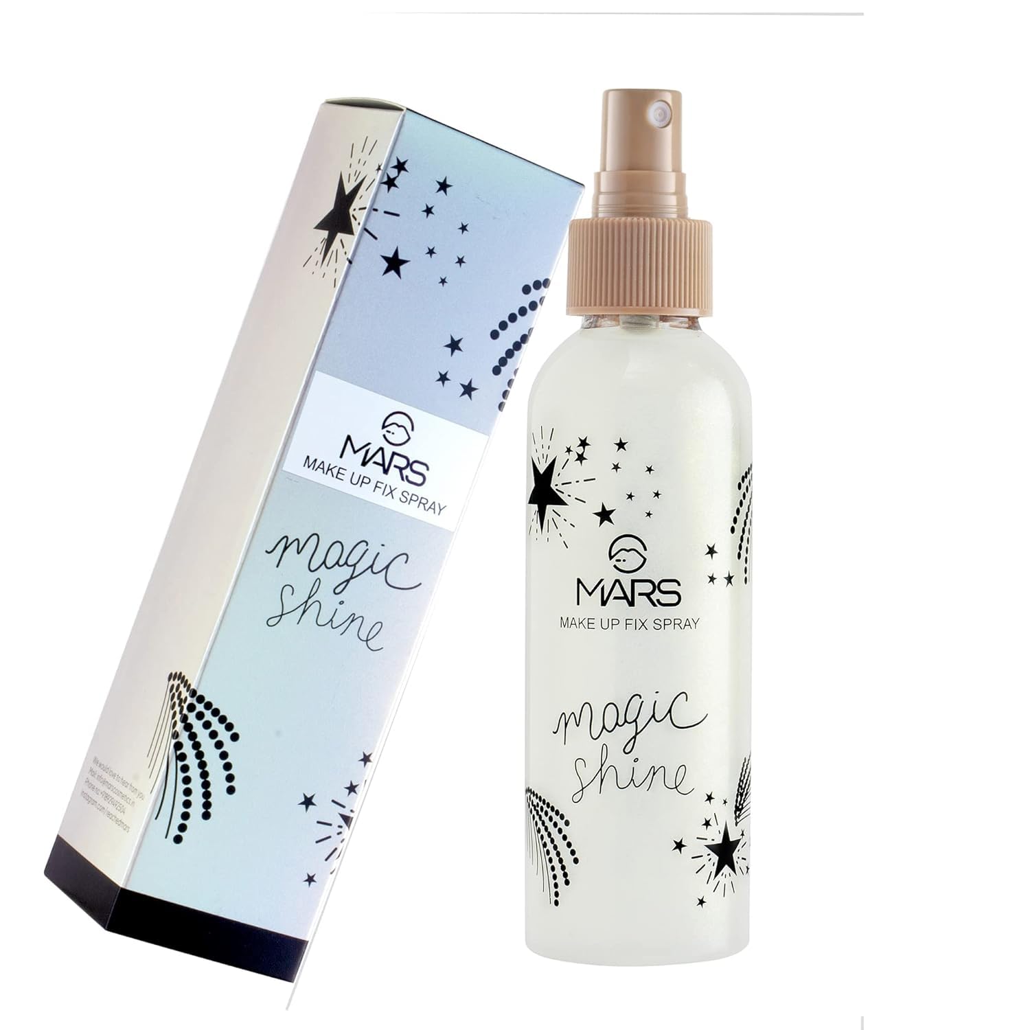 MARS PREMIUM Magic Shine LONG LASTING MAKEUP FIXER SPRAY,