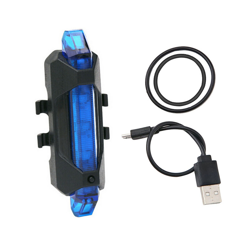 Bicycle Light Waterproof Rear Tail Light LED USB Style Rechargeable or Battery Style Bike Cycling Portable Light Bles Online DZ-CYC4