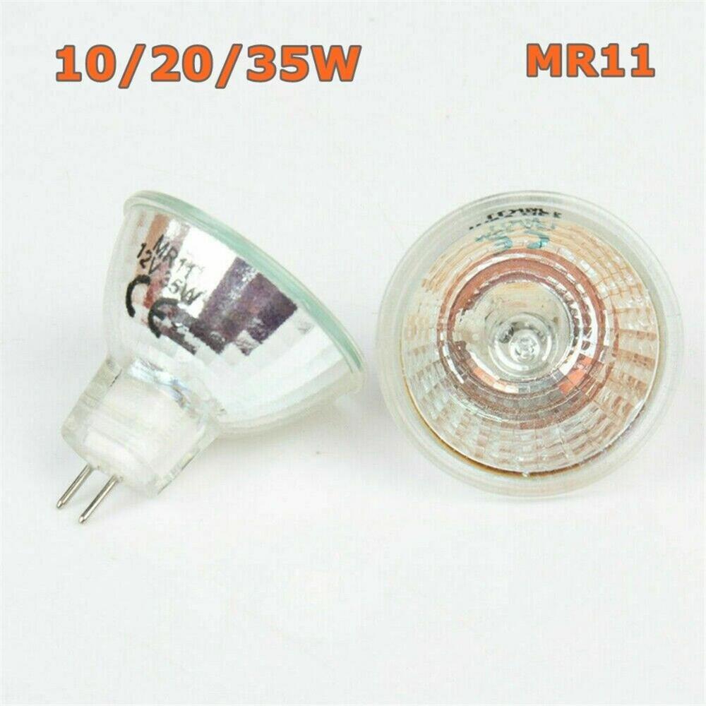 2Pcs Practical Reflector Outdoor Halogen Bulbs Light Lamps Replace Spotlight Bulbs MR11 Lamps