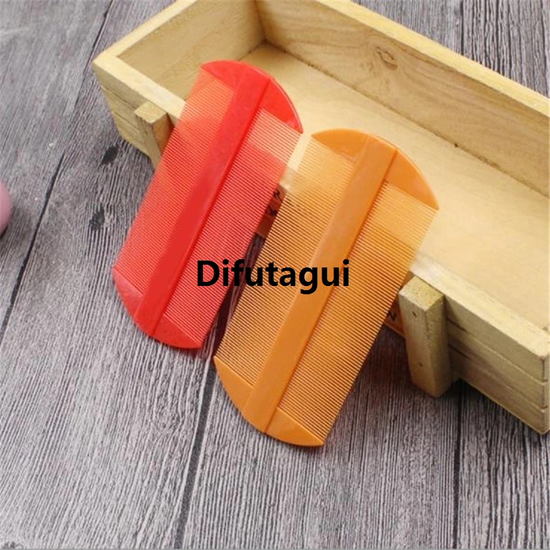 Difutagui The tool is suitable for flea lice, portable 1Pc (new), double-sided comb, side Sales promotion head lice comb, fine-toothed head lice hair comb, and styling hair comb