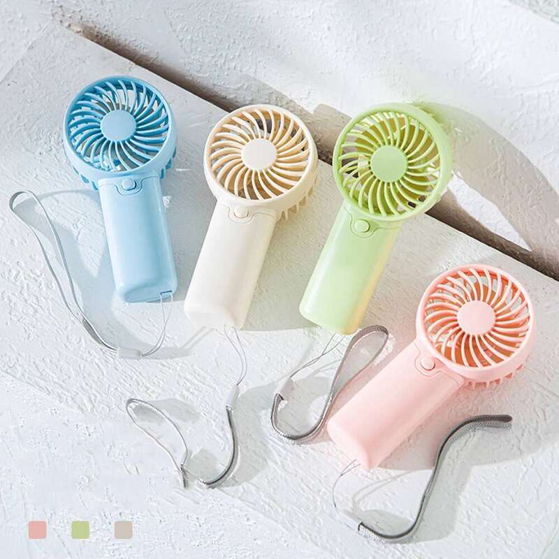 Cute Mini Portable Handheld Lightweight Handy Pocket Size Low Noise Small Electric Student Gift Outdoor Fan 2024