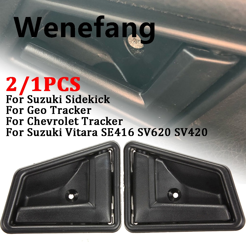 Wenefang 2/1PCS Car Interior Left Right Front Door Handles For Suzuki Sidekick High Quality Geo Tracker 1989-1998 For Suzuki Vitara SE416 SV620 SV420