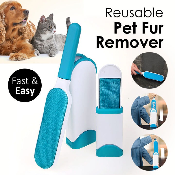 Reusable Car Dust Remover/Pet Fur Remover/ Clothes Lint Remover with Self Cleaning Base