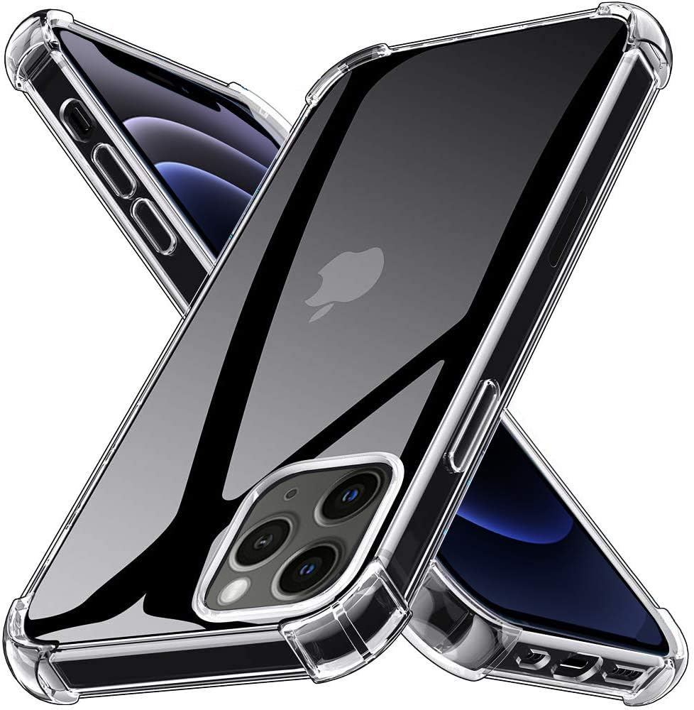 iPhone 11 Pro Case, Protective Heavy Duty Case with Soft TPU Bumper, Crystal Clear