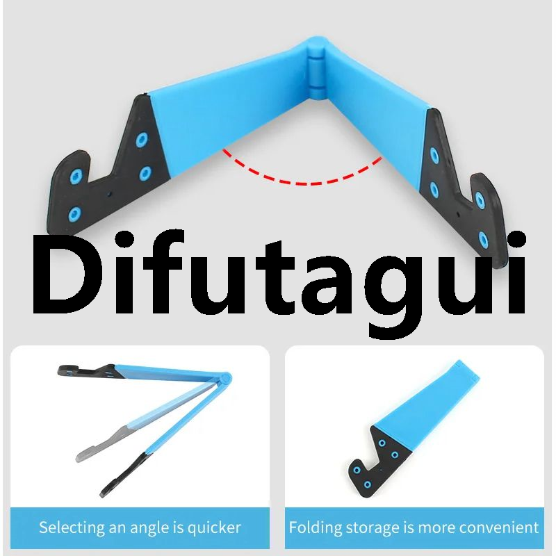 Difutagui SSD Universal support for iPhone, suitable for portable phones, V mini, Fashion new model of desktop stand, foldable and adjustable Samsung iPad