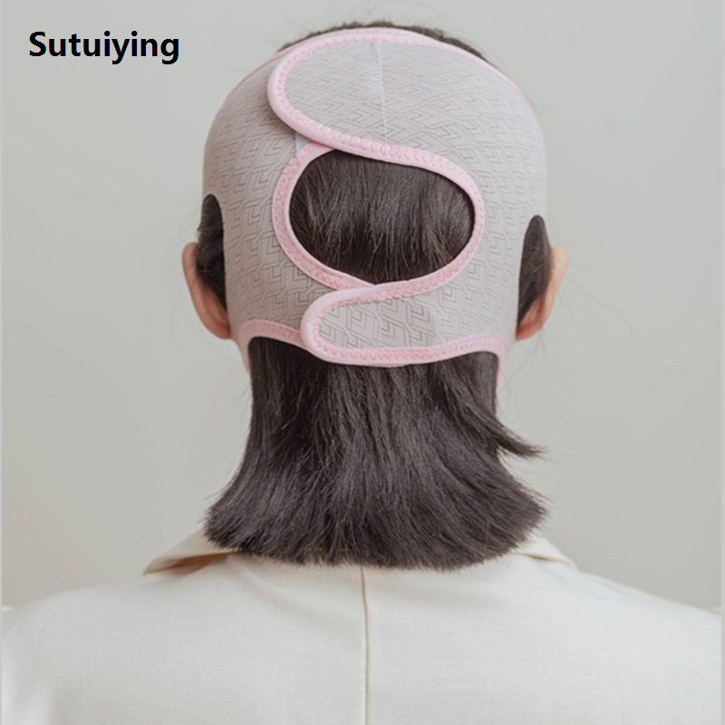 Sutuiying 1PC 3D Reusable Breathable Beauty Women Anti Wrinkle Slimming Fashion Bandage V Shaper Full Face Lift Sleeping Mask
