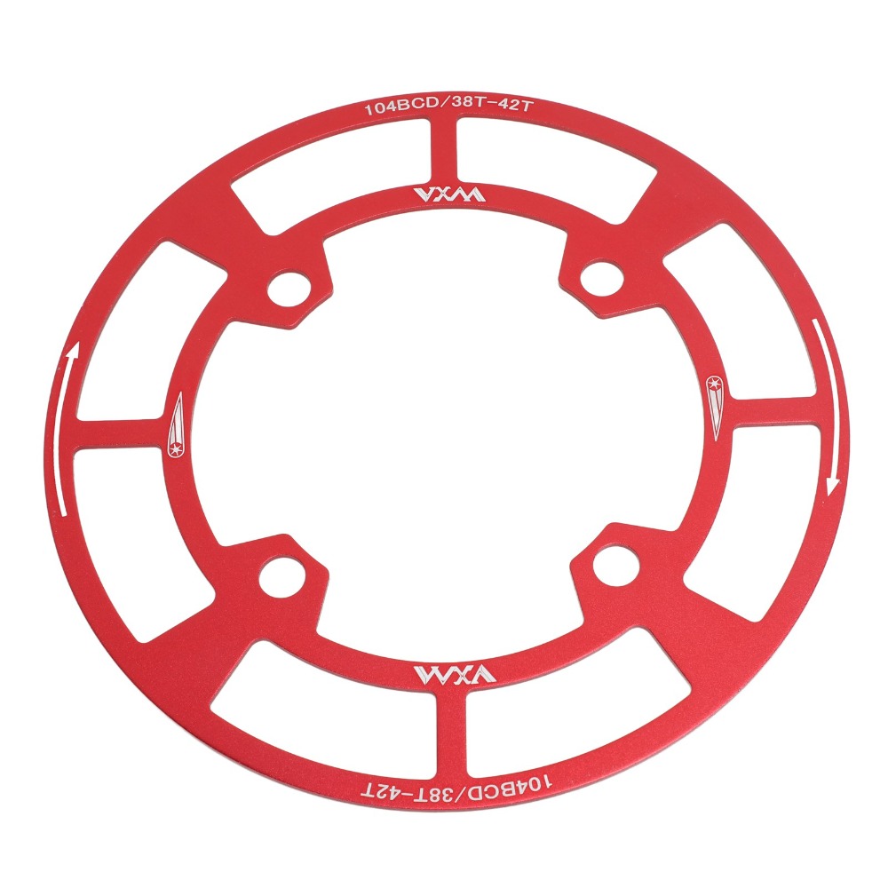 Durable Aluminum Alloy Bike Chain Guard 104BCD 38T-42T Chain Wheel Crankset Cover Cranksets Guard for Mountain Bike,Road Bike