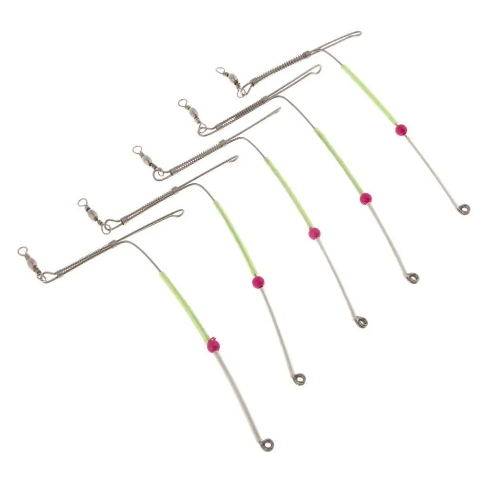 Equipment Multicolor Fishing Ledger Booms Luminous Stainless Steel Fishing Equipment Tube Anti-tangle Stainless Steel Rig Sea Fishing