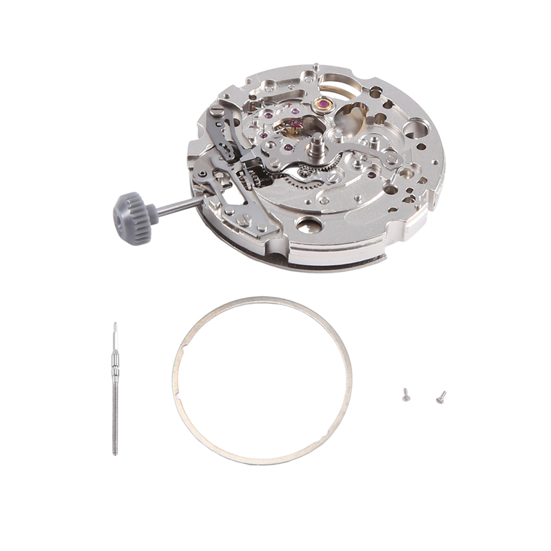Quartz Watch Movement Replacement for Miyota 82S5 Movement Accessories Watch Repair Tool Parts White Easy to Use