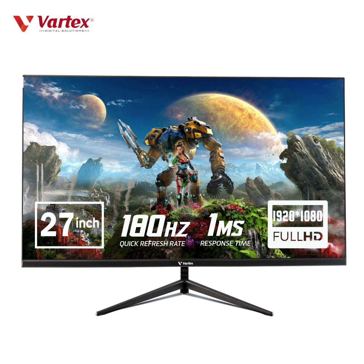 Vartex 27-Inch 180Hz Full HD Frameless Gaming Monitor