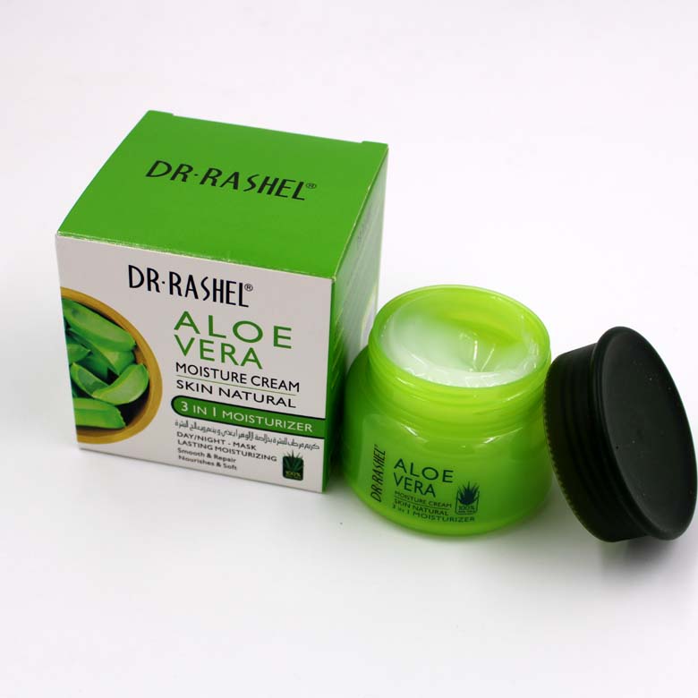 DR.RASHEL Aloe Vera Moisture Cream 3 in 1 Day Night Mask Moisturizer Smooth Repair Lasting Moisturizing 50 g