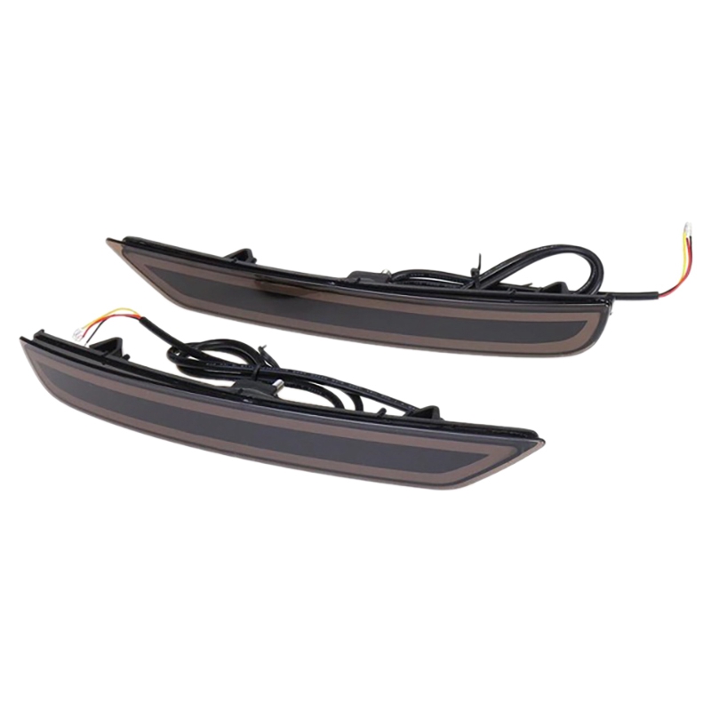 LED Rear Bumper Reflector Tail Light for Forester Black Lens