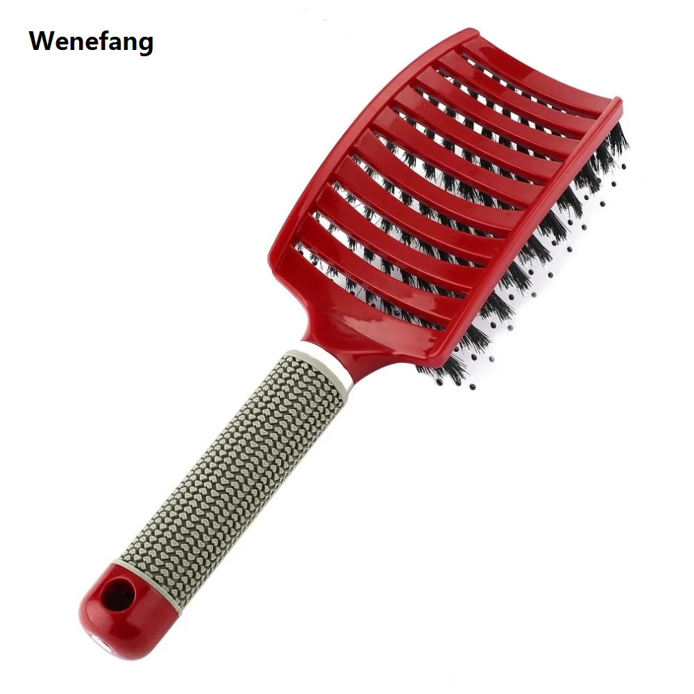 Wenefang Hair Brush Scalp Hairbrush Comb Professional Women tangle Hairdressing Supplies brushes combos for Tools hair
